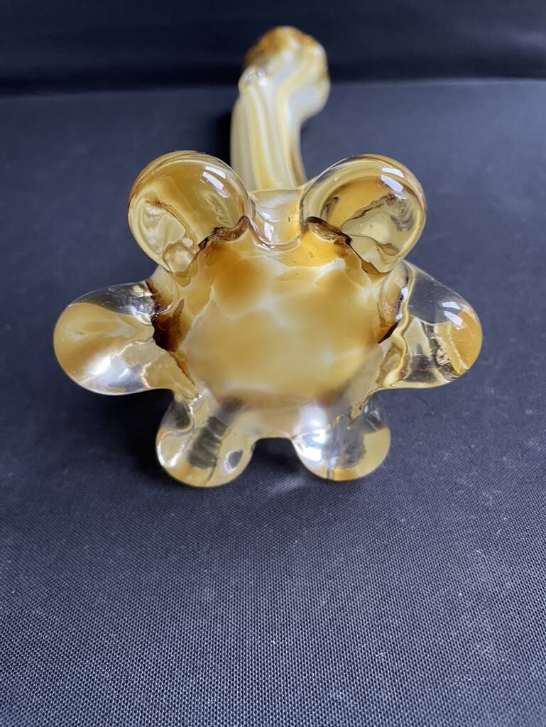 Italian art glassware - Large “Sommerso” soliflore vase from Murano