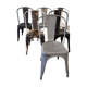 Série de 6 chaises "Tolix"