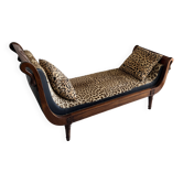 Méridienne / lit de repos style Empire en bois