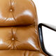 Charles Pollock Leather Executive Chair for Knoll International