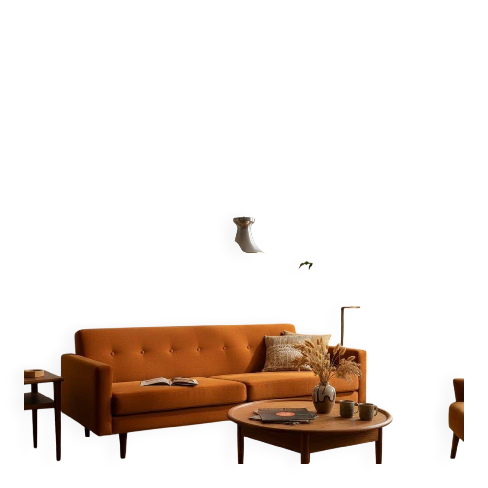 Vintage mid-century suspension in opaline