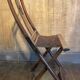 Chaise ancienne pliante chinoise