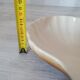 Brown and white ceramic shell bowl