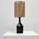Lampe en céramique française, années 1950