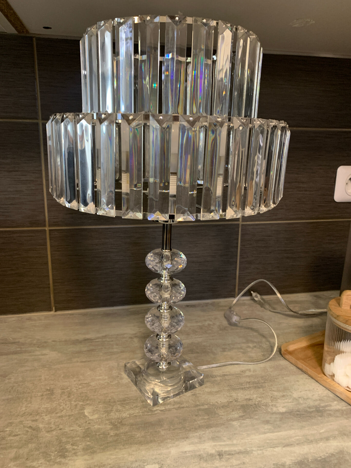Vintage table lamp — Hollywood style