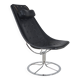 Swedish Jetson 66 armchair in leather by Bruno Mathsson for Dux