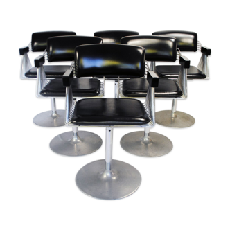Set of chairs Rudi Verelst 'Delta'