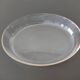 2 glass dishes with silvered steel frames from the 1960s, very good quality.