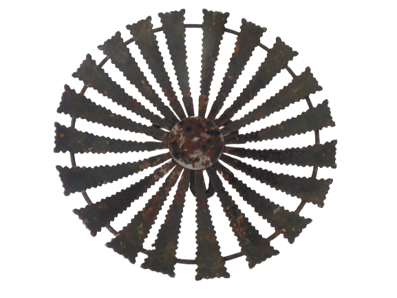 Wrought iron fruit basket