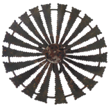 Wrought iron fruit basket