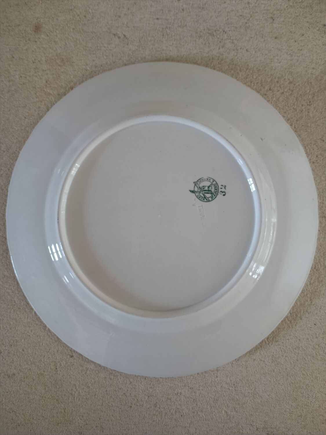 Part of the Saint Amand Dishes service, Sailboat decor