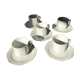 5 Cups of tea and Limoges sub-cups