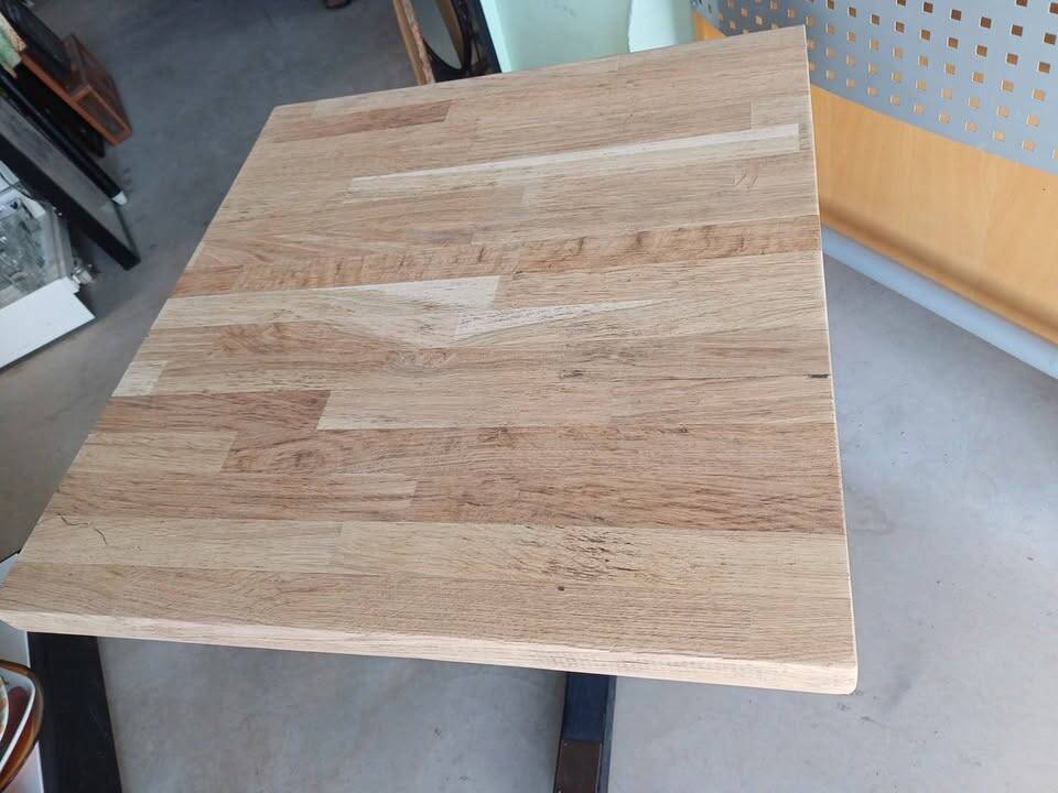 Vintage wooden bistro table