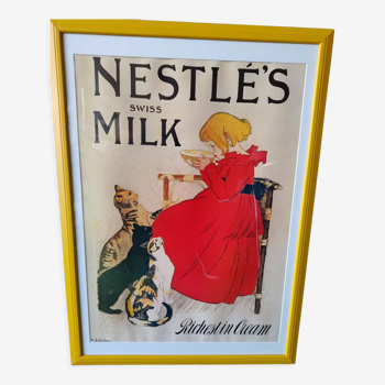 Poster Nestlé swiss milk cats