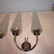 Paire d'appliques Arlus des annèes 50-60
