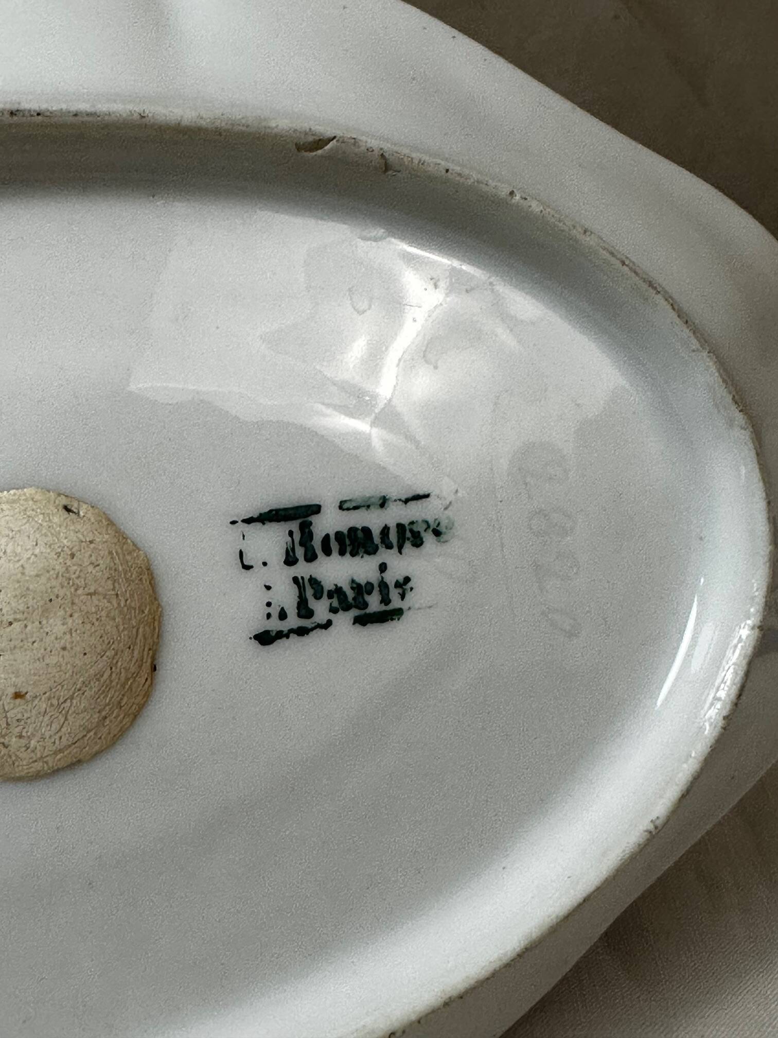 Porcelain service from Paris