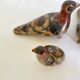 Tonala bird trio, Mexican ceramic
