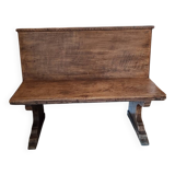 Antique solid wood bench