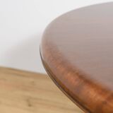 Art Deco Round Extendable Teak Dining Table, France, 1930s