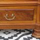 Large antique wardrobe in solid walnut
