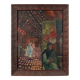 "The Souk," an Orientalist oil painting on panel, signed Émile Feher and dated 1935.
