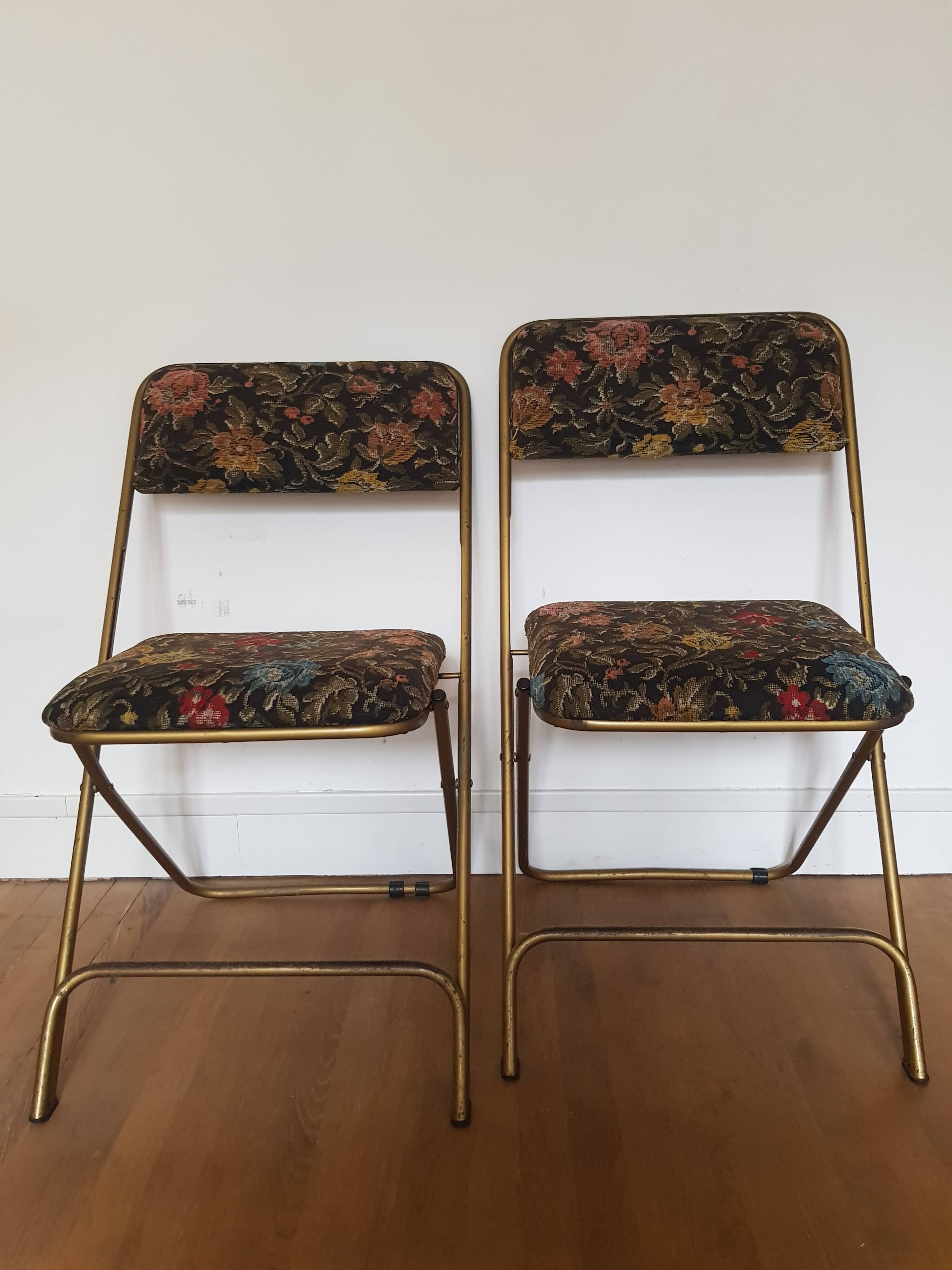 Set of 2 Lafuma folding chairs