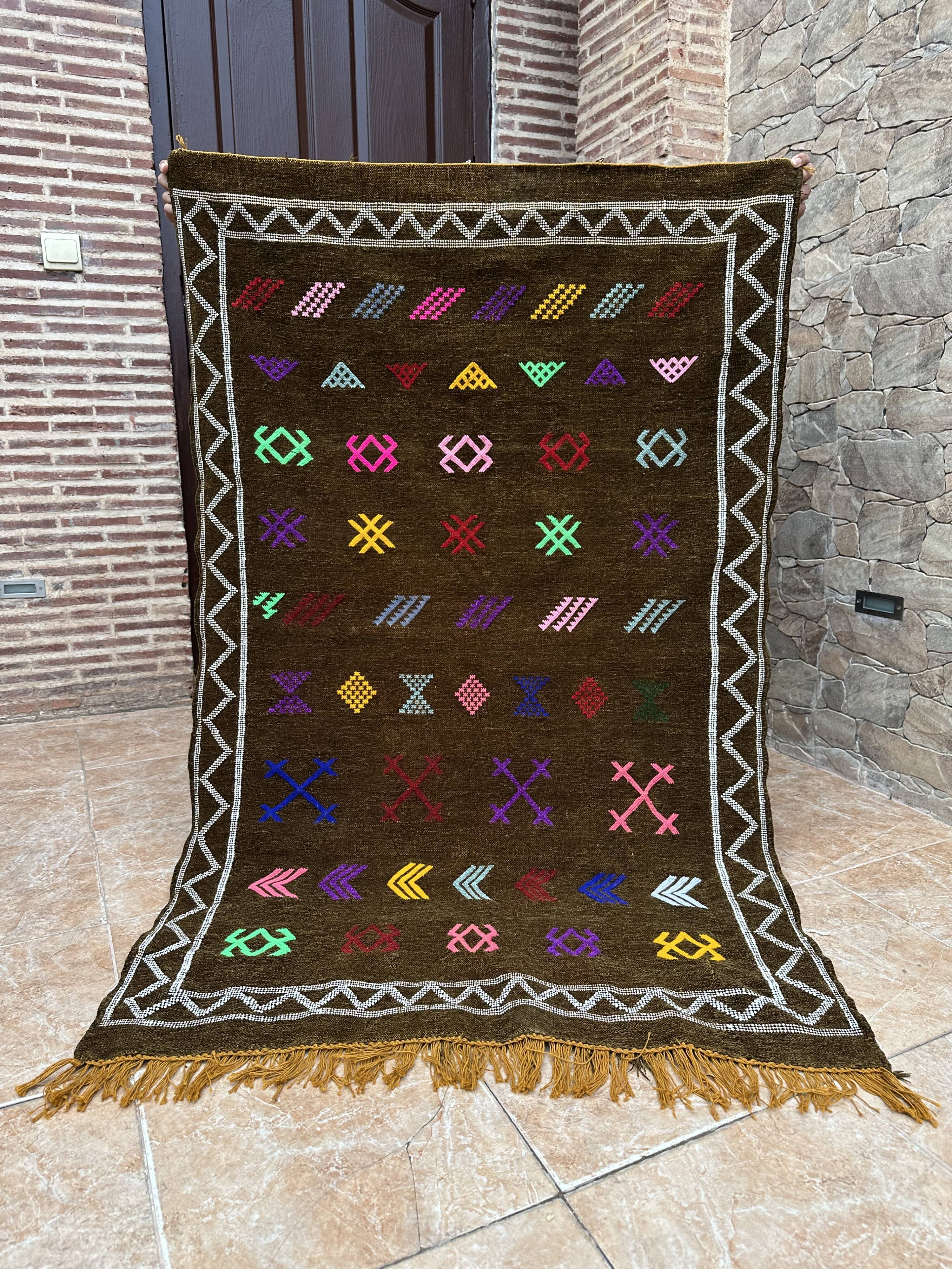 Moroccan rug - handmade rug - Berber wool rug - Floor rug