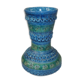 Vase bleu Aldo Londi