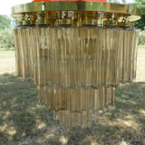 Design chandelier by Glashütte Limburg from 1960