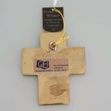 Bronze enamelled cross