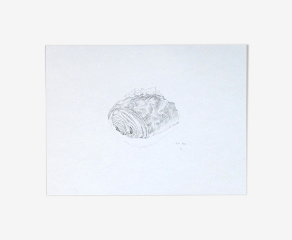 Pain au chocolat, dessin original