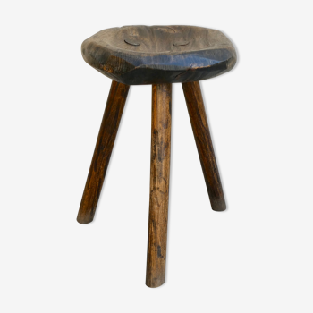 Solid wood tripod stool, handicrafts