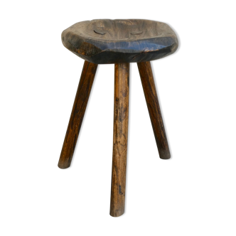 Solid wood tripod stool, handicrafts