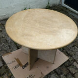 Travertine table