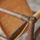 1970s canvas and bamboo magazine rack