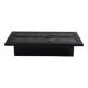 Brutalist Belgian ceramic lacquer coffee table Erik Deforce 1977