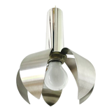 Brushed steel flower suspension