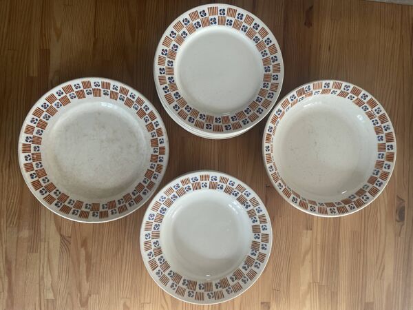 Lot d’assiettes Badonviller modèle Pivoli