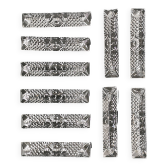 Set of 10 knife holders