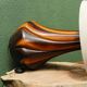 Vintage ceramic lamp, twisted base