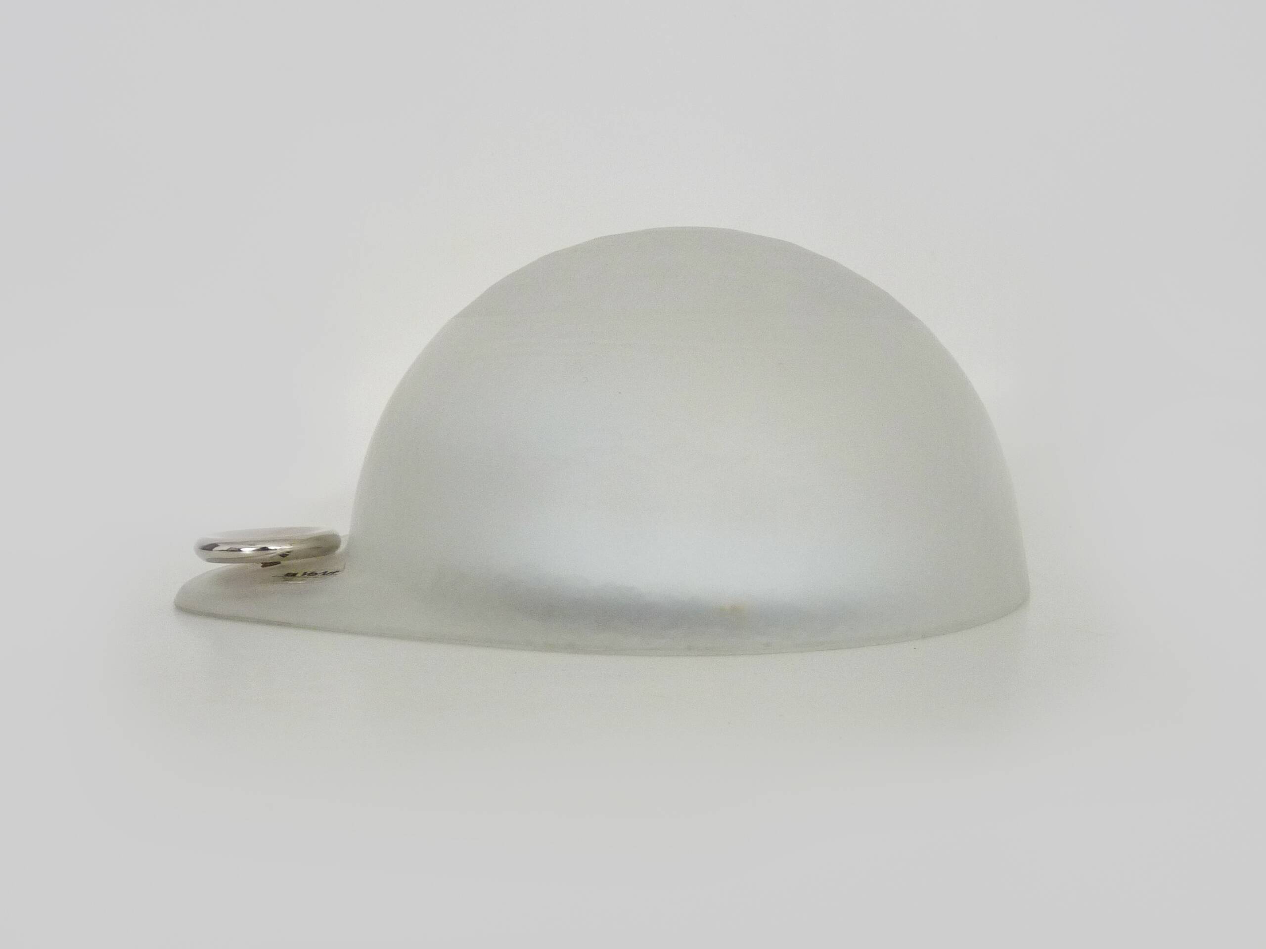 Postmodern wall lamp in glass by Veart, Italy, 1980s.