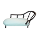Reupholstered meridian