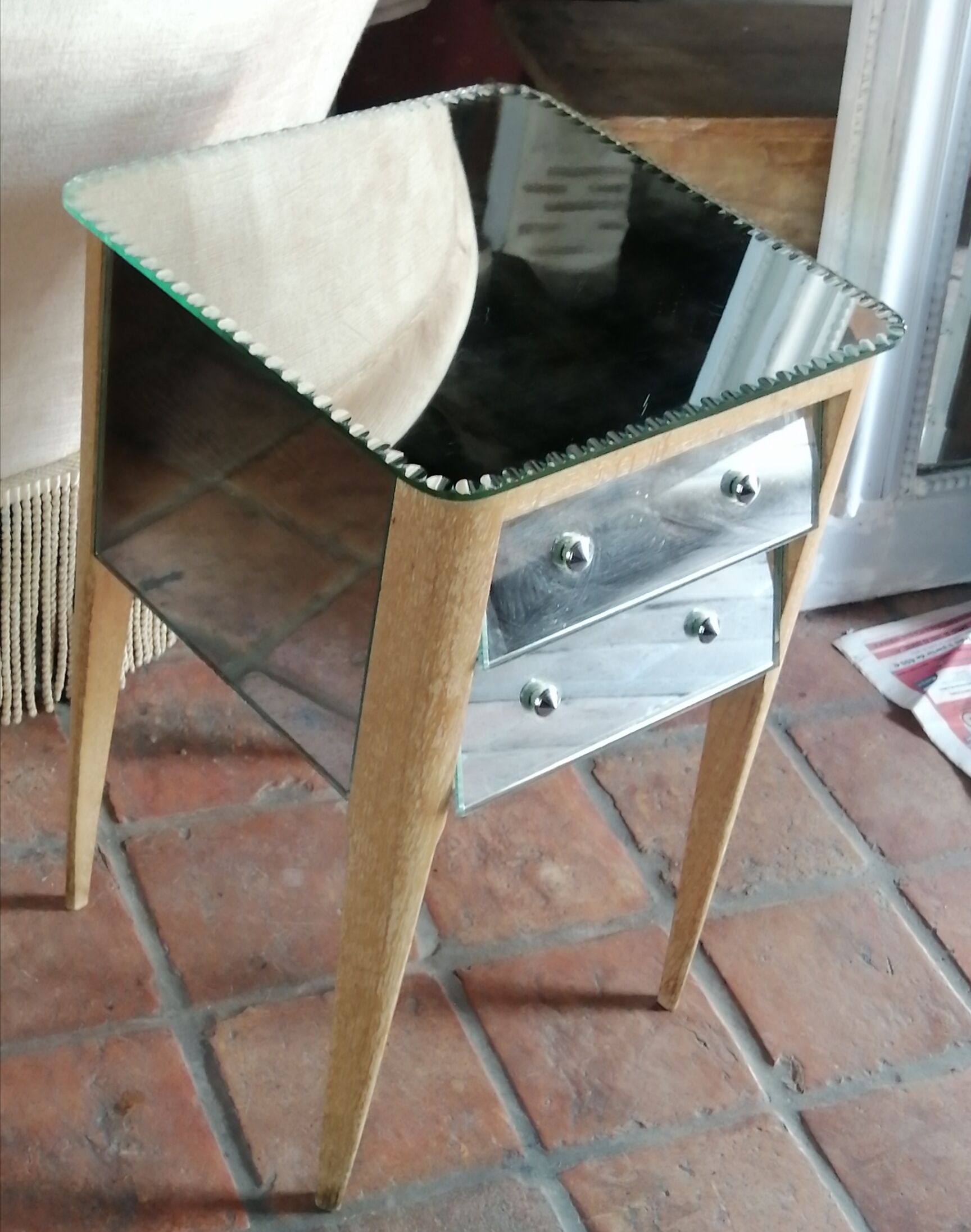 1950s mirror bedside