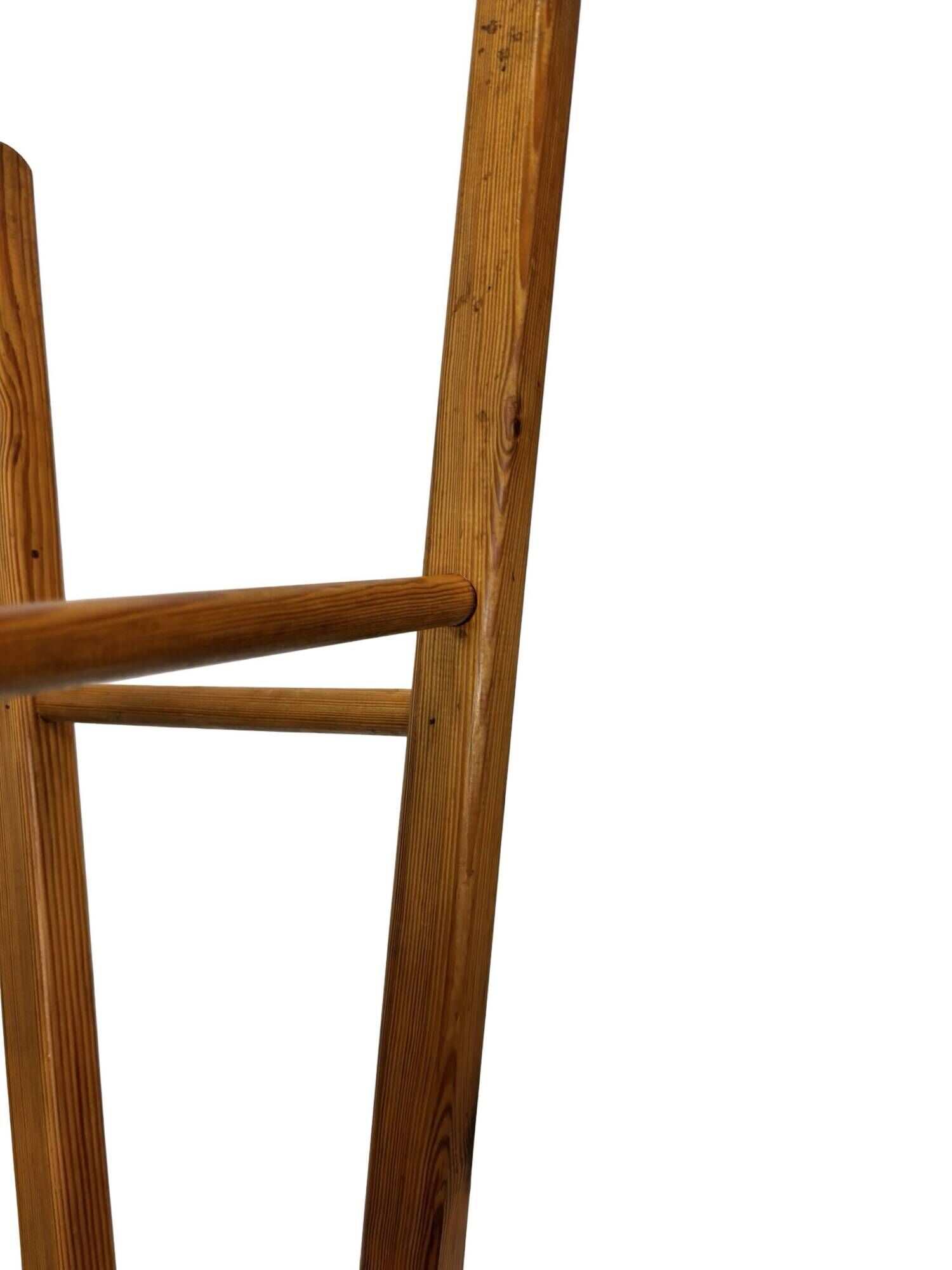 Vintage bar stool plant stool pinewood pinewood 1960s