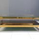 Vintage two tier belgochrom 23kt coffee table, 1970s
