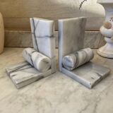 Pair of marble bookends