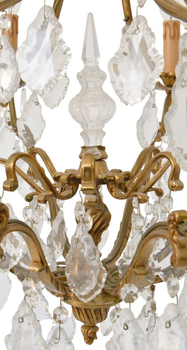 Lustre cage de style Louis XV