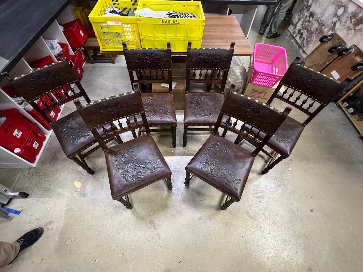 Word of 6 chairs Henri II