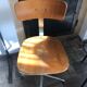 Bureau industriel et chaise 50