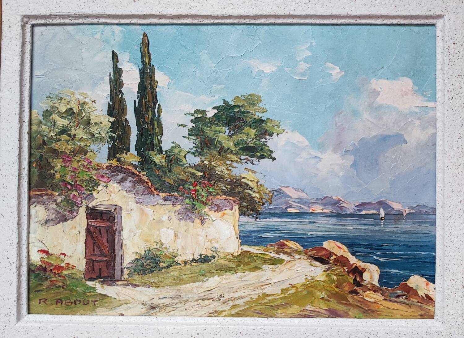 Oil painting by Raoul About